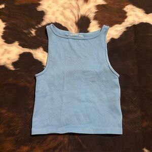Aeropostale Seamless Soft Blue Top